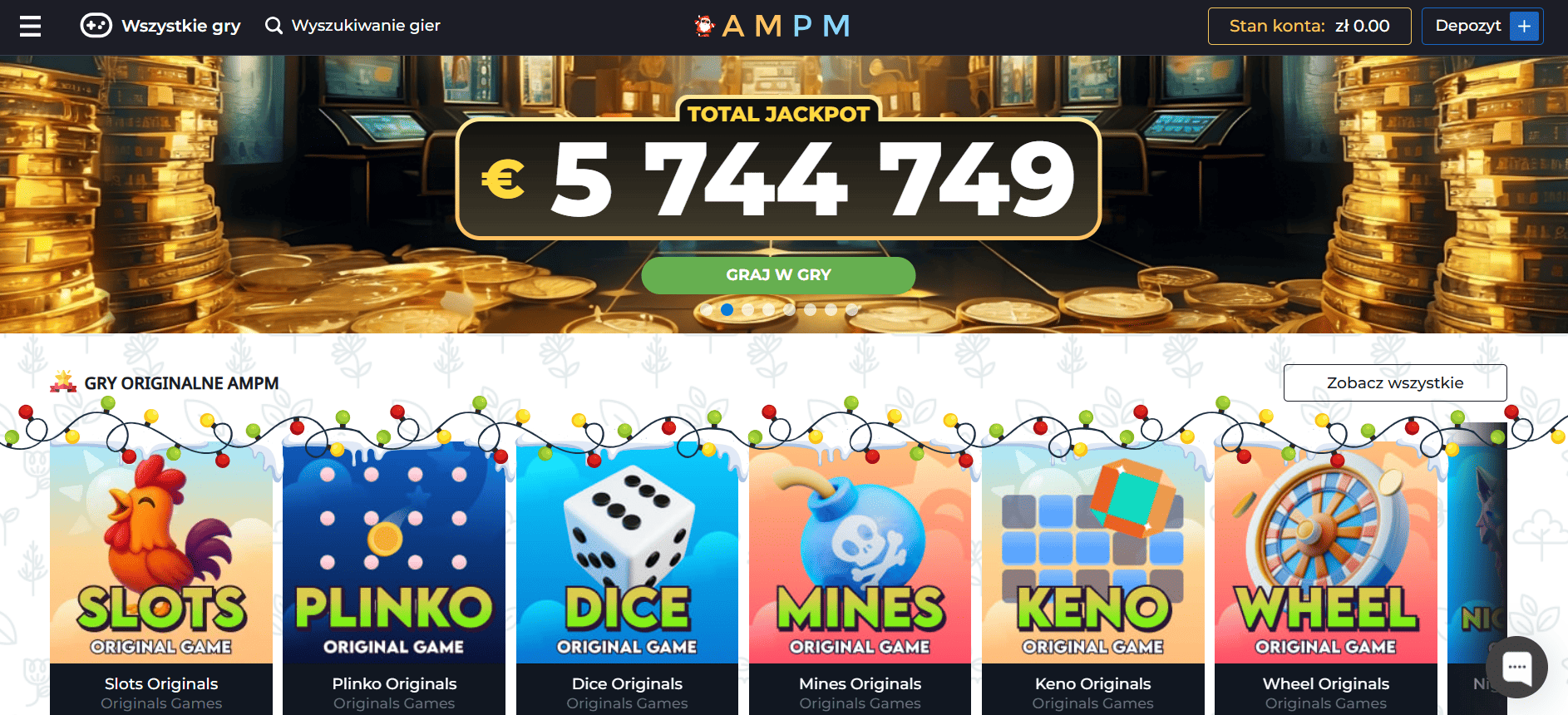 AMPM Casino poland - Nowoczesny portal oferujący kasyna internetowe
